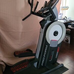 CardioHIIT Elliptical Trainer - Black and Gray